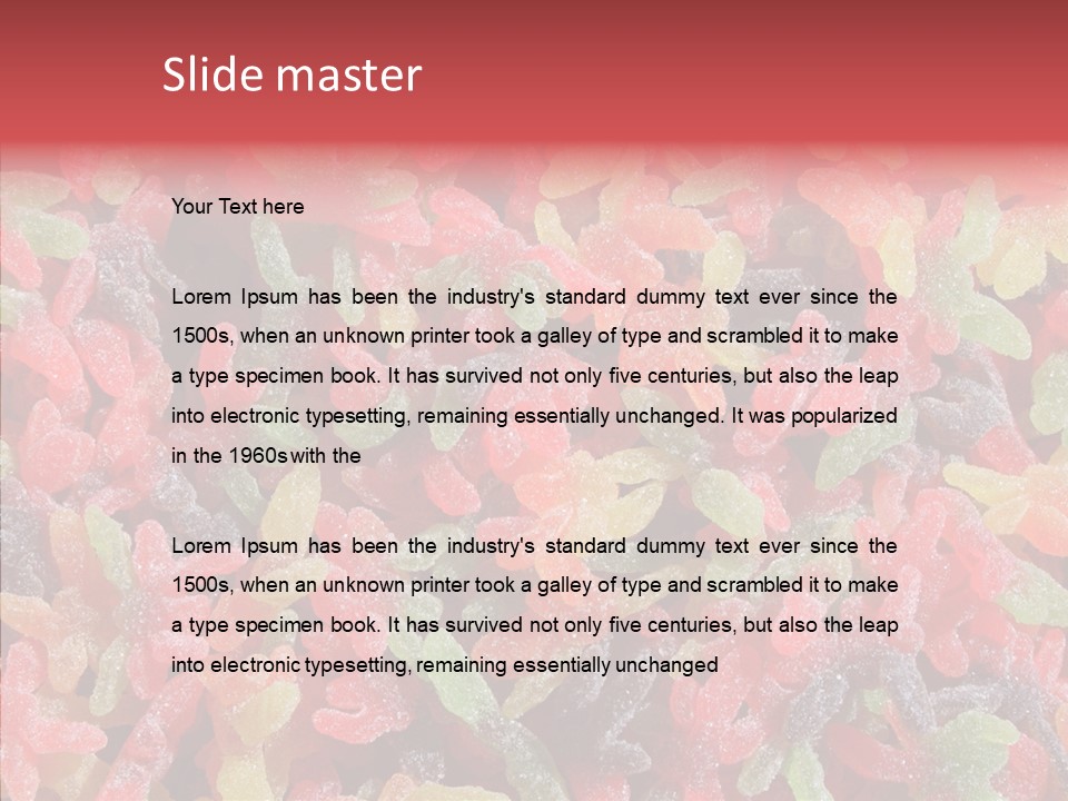 Background Food French PowerPoint Template