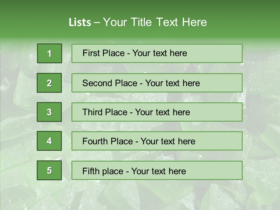 Food Composition Color PowerPoint Template