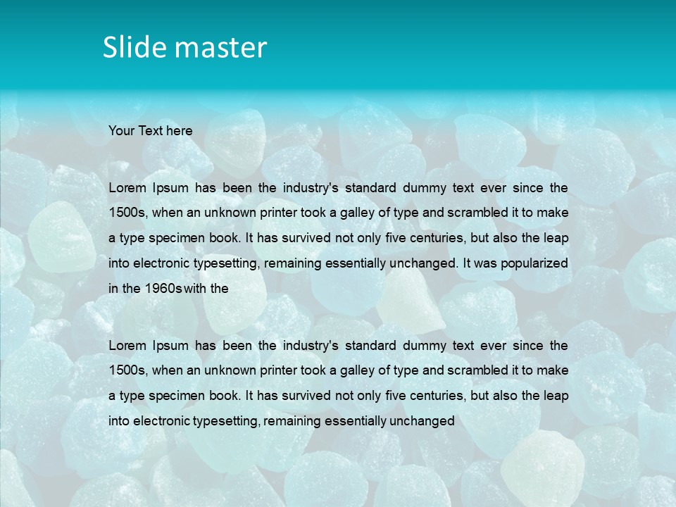 Appetizing Candy Flavor PowerPoint Template