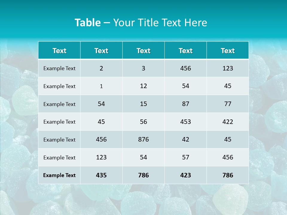 Appetizing Candy Flavor PowerPoint Template