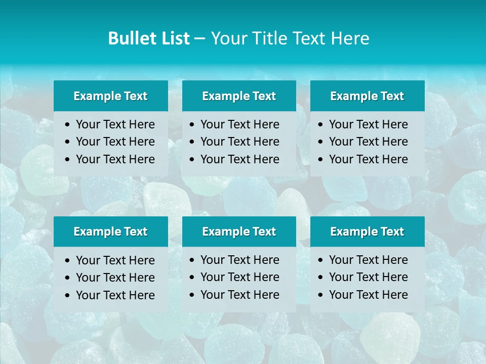 Appetizing Candy Flavor PowerPoint Template