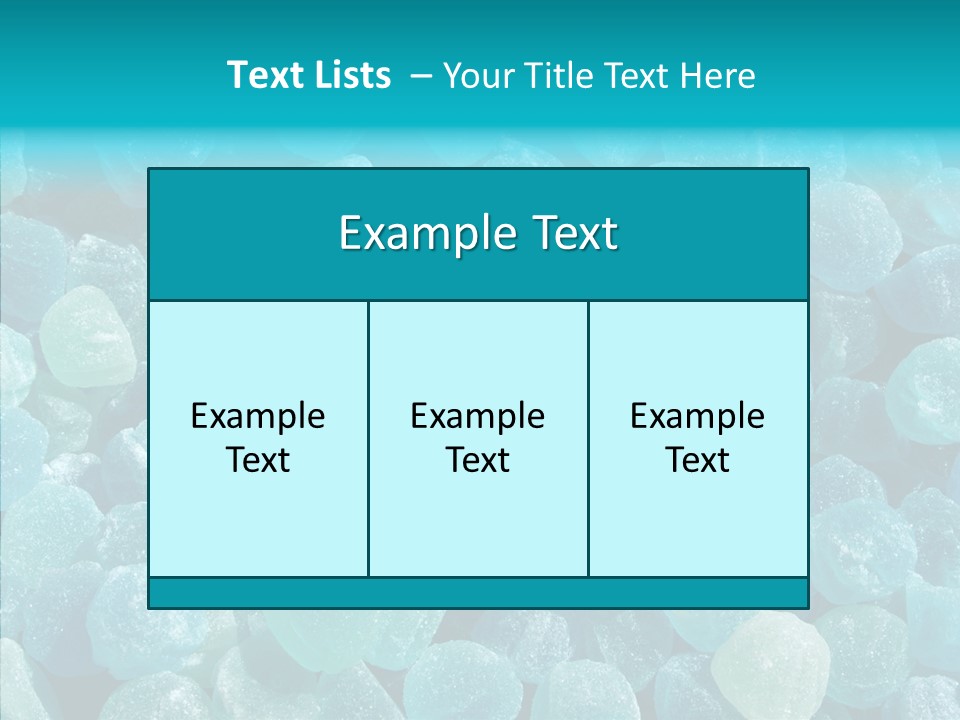 Appetizing Candy Flavor PowerPoint Template