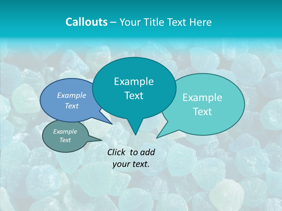 Appetizing Candy Flavor PowerPoint Template