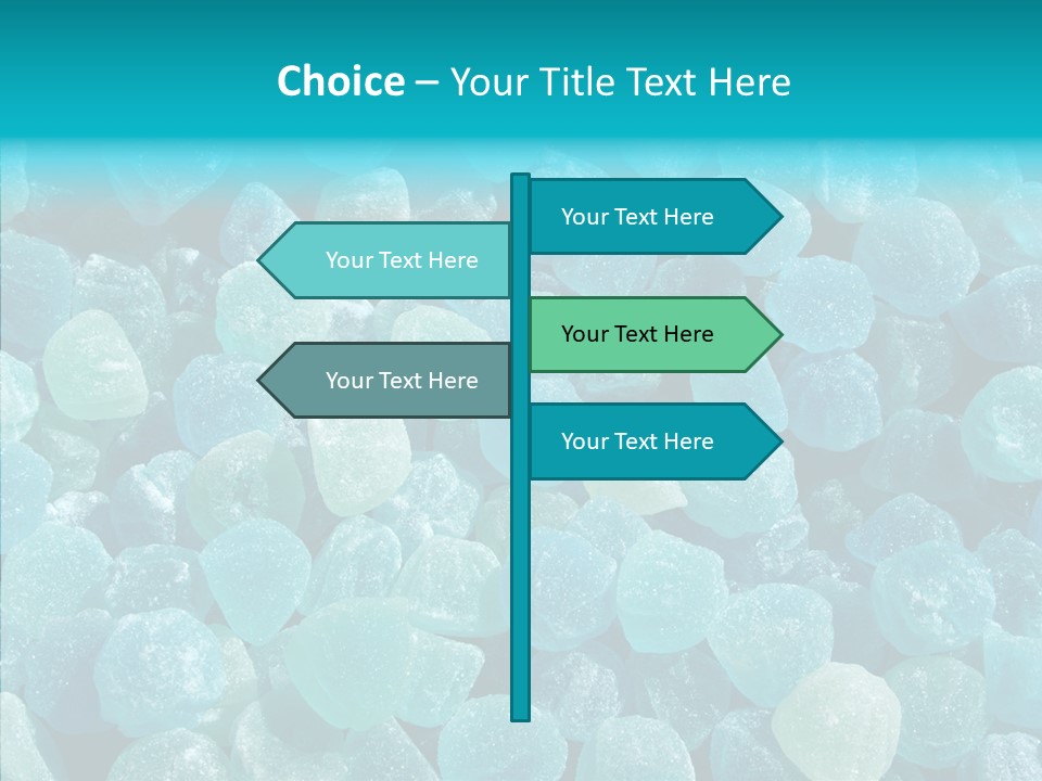 Appetizing Candy Flavor PowerPoint Template