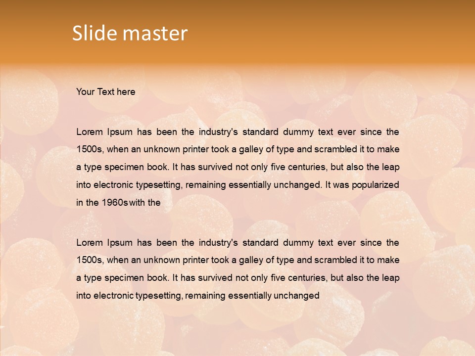 Taste Candy Sweet PowerPoint Template