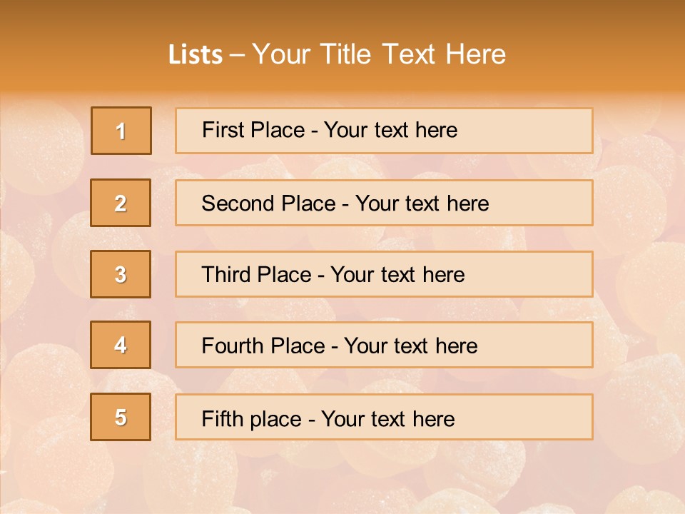 Taste Candy Sweet PowerPoint Template