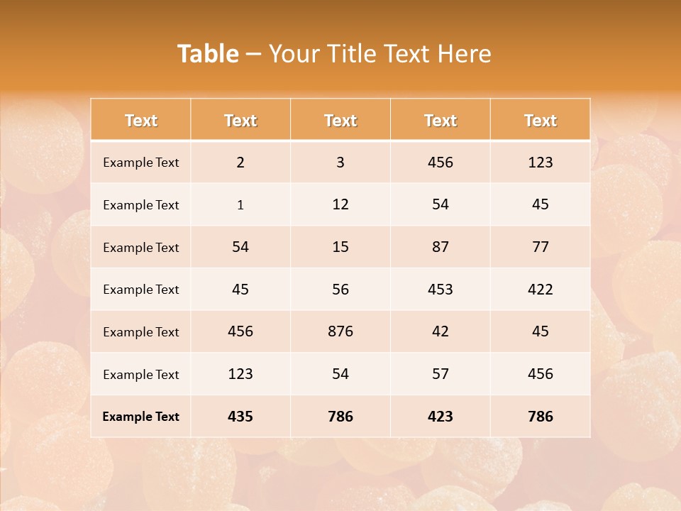 Taste Candy Sweet PowerPoint Template