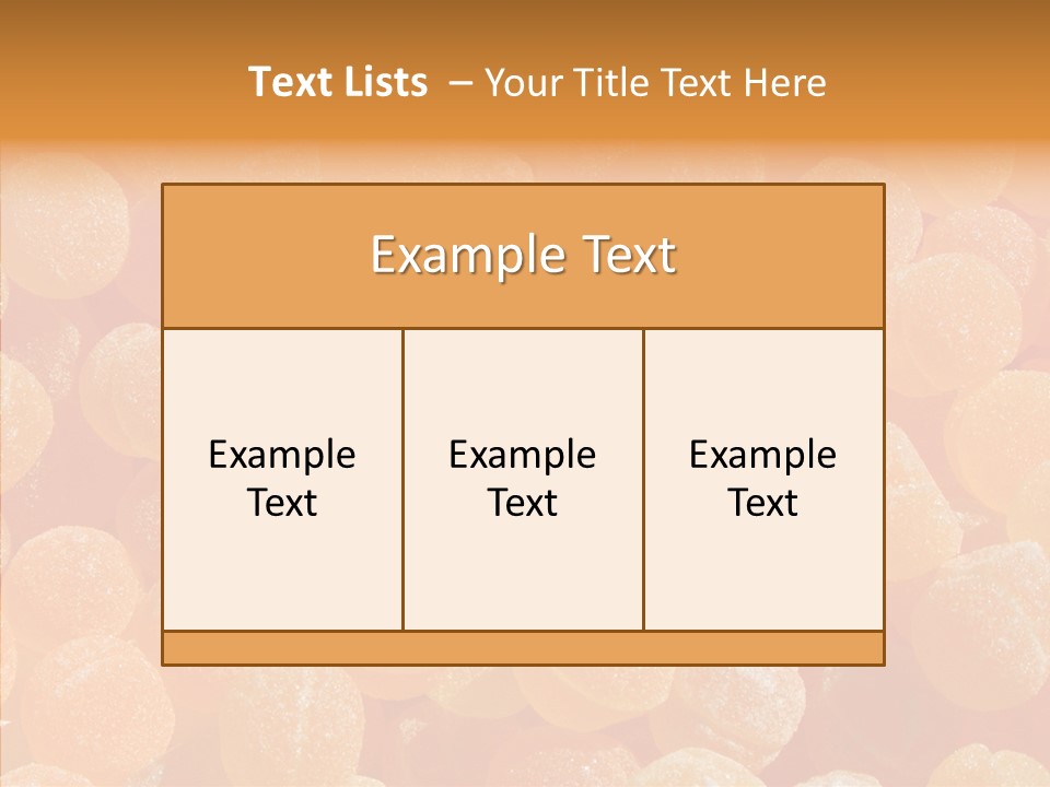 Taste Candy Sweet PowerPoint Template
