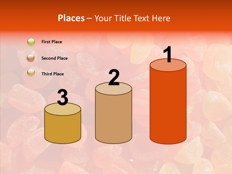 Flavor Background Candy PowerPoint Template