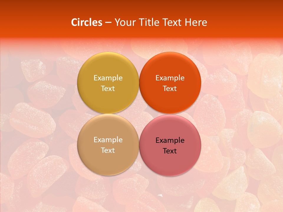 Flavor Background Candy PowerPoint Template