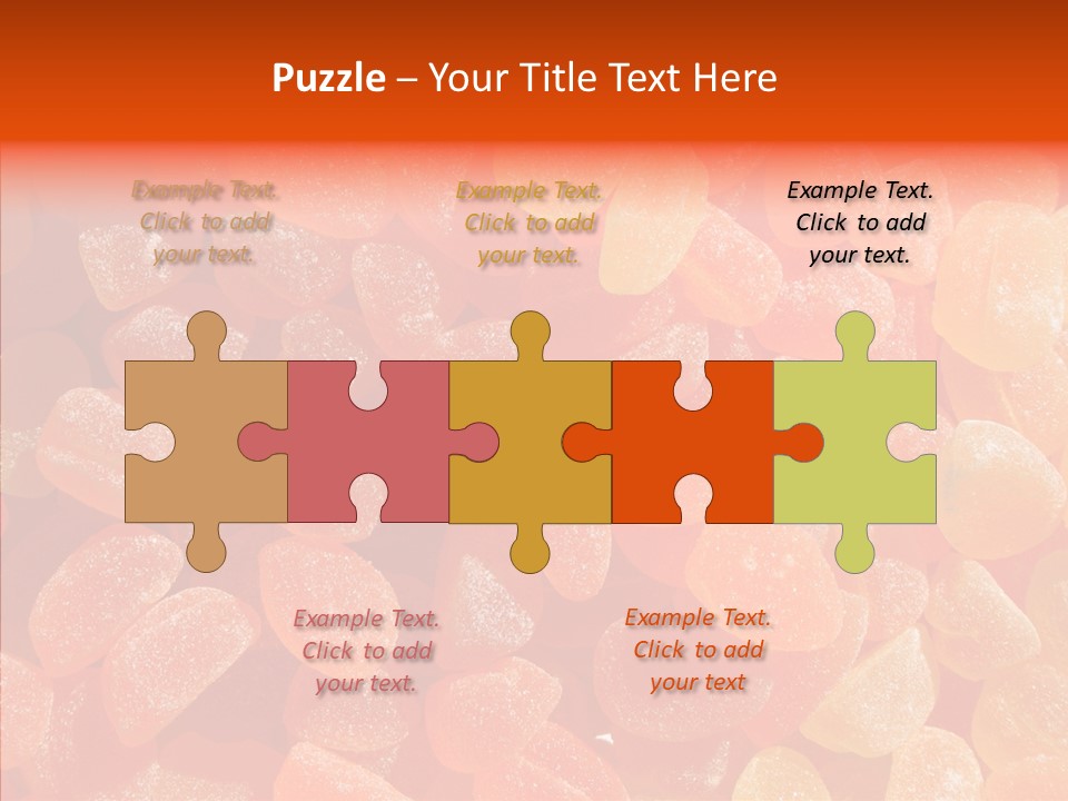 Flavor Background Candy PowerPoint Template