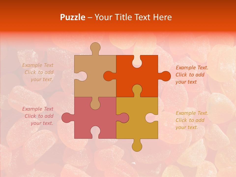 Flavor Background Candy PowerPoint Template