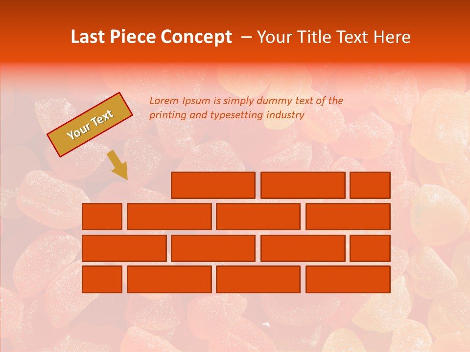 Flavor Background Candy PowerPoint Template