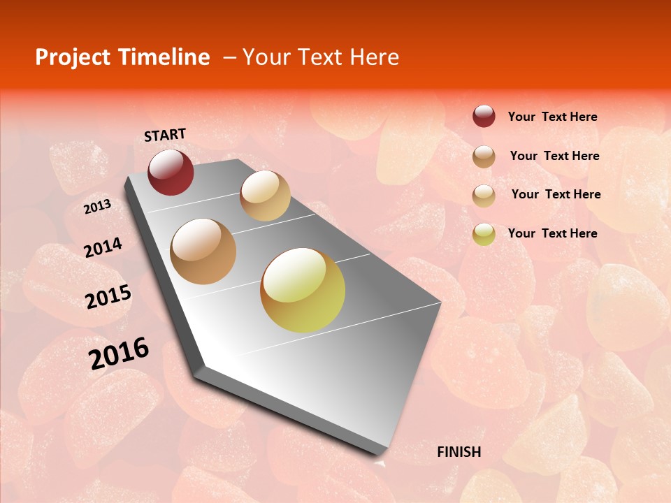 Flavor Background Candy PowerPoint Template