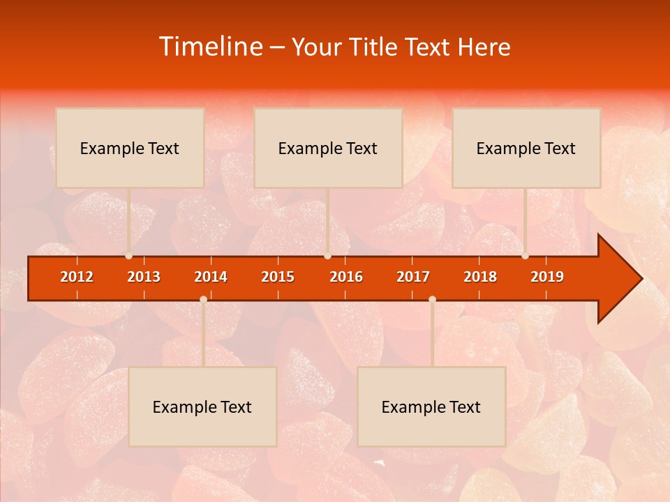 Flavor Background Candy PowerPoint Template