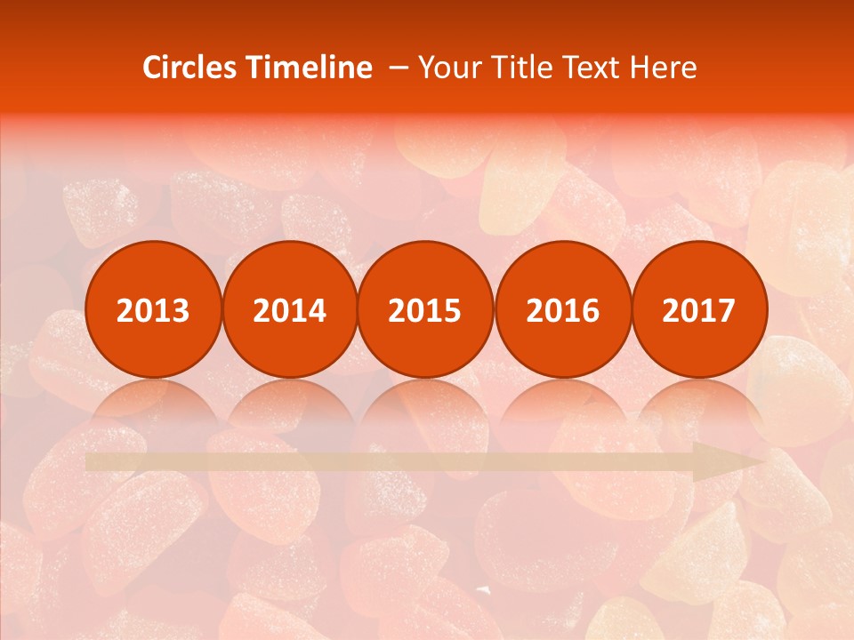 Flavor Background Candy PowerPoint Template
