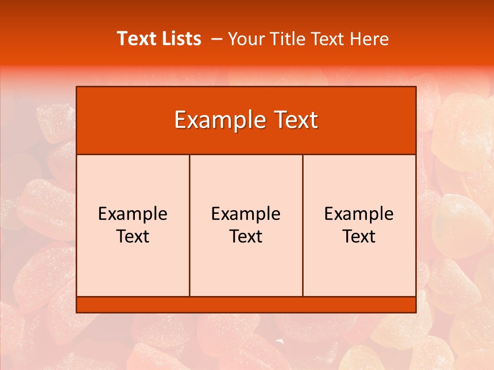 Flavor Background Candy PowerPoint Template