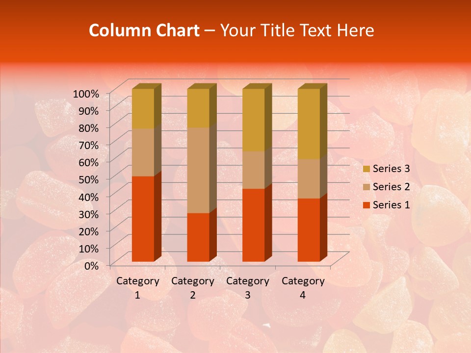 Flavor Background Candy PowerPoint Template