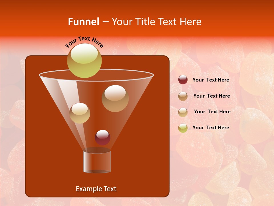 Flavor Background Candy PowerPoint Template