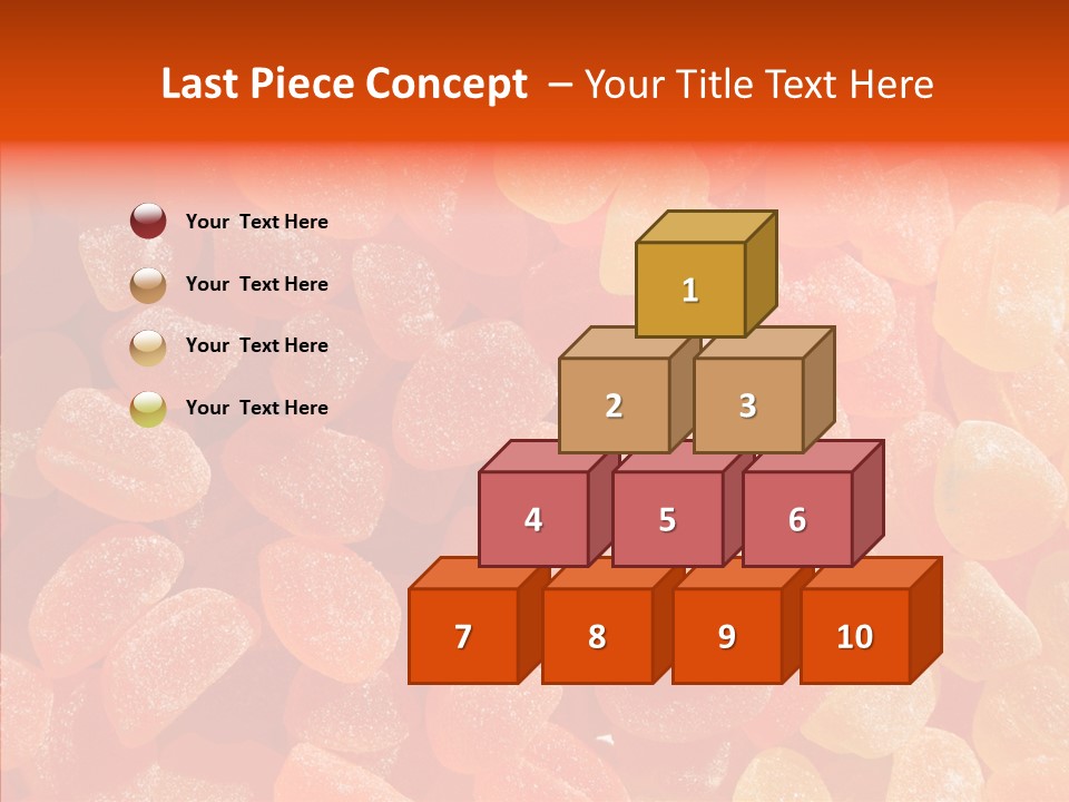 Flavor Background Candy PowerPoint Template