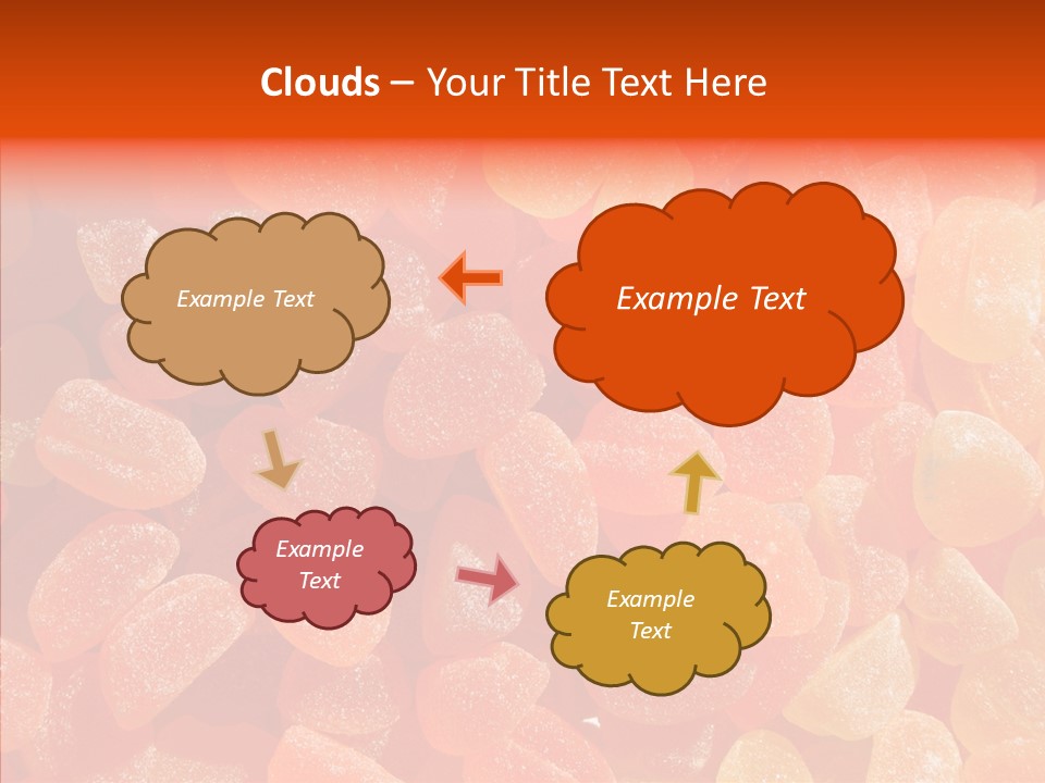 Flavor Background Candy PowerPoint Template