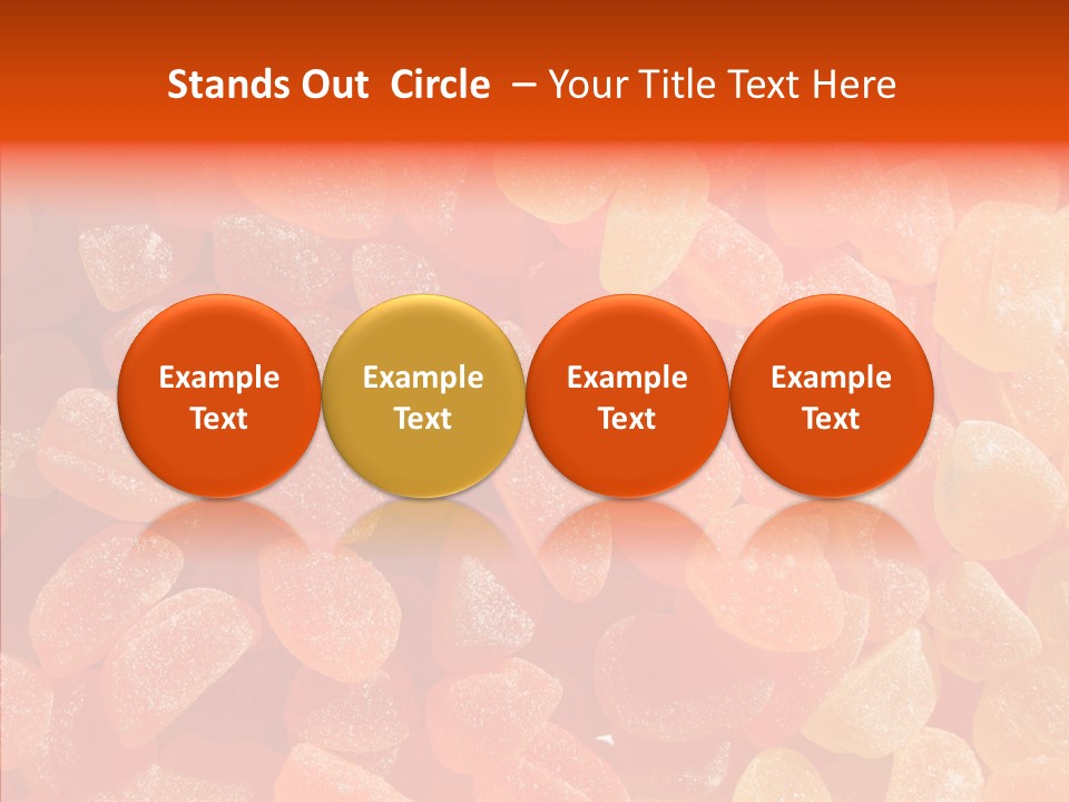 Flavor Background Candy PowerPoint Template