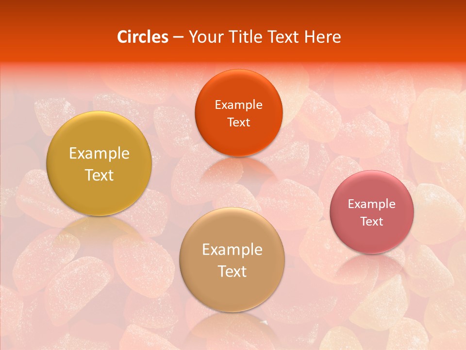 Flavor Background Candy PowerPoint Template