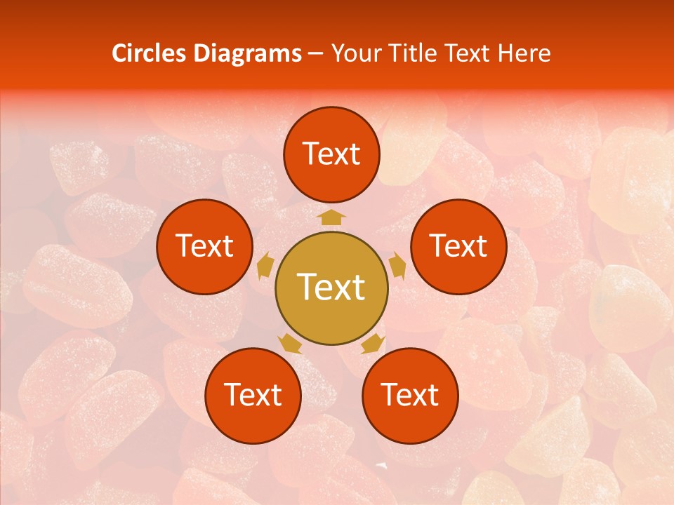 Flavor Background Candy PowerPoint Template