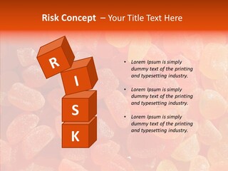 Flavor Background Candy PowerPoint Template