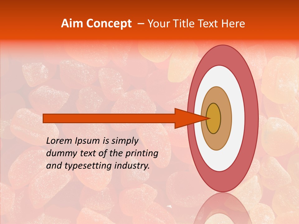 Flavor Background Candy PowerPoint Template