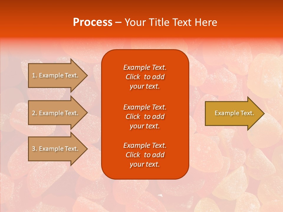 Flavor Background Candy PowerPoint Template