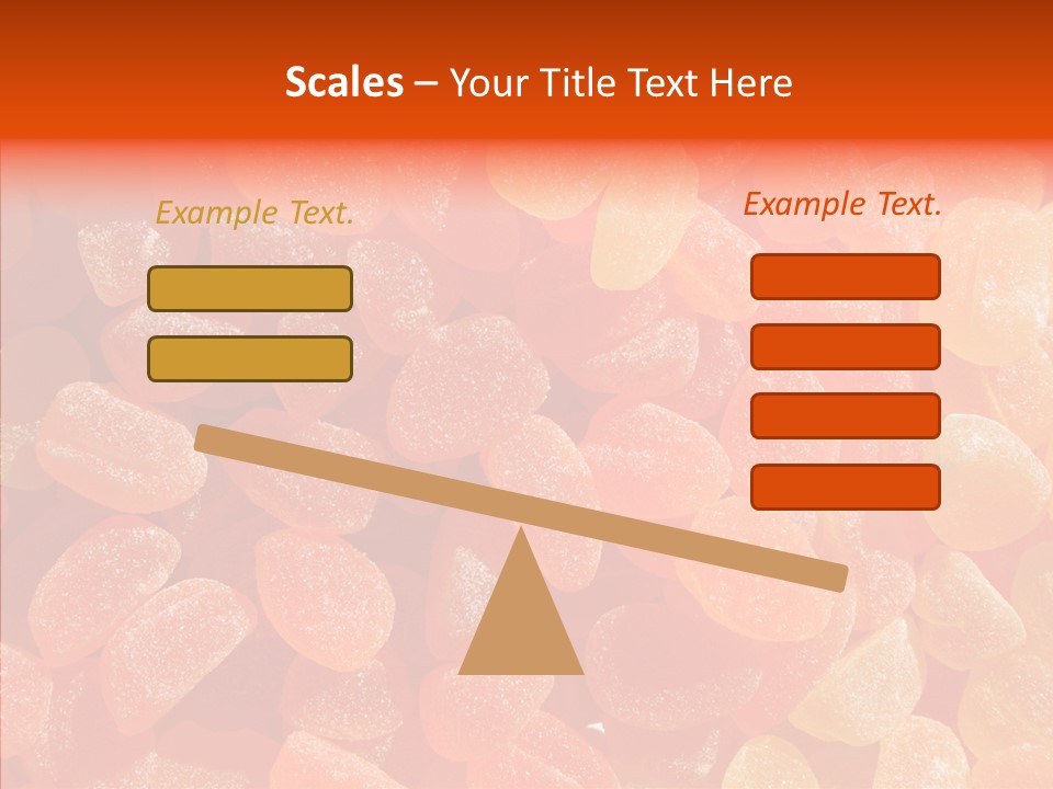 Flavor Background Candy PowerPoint Template