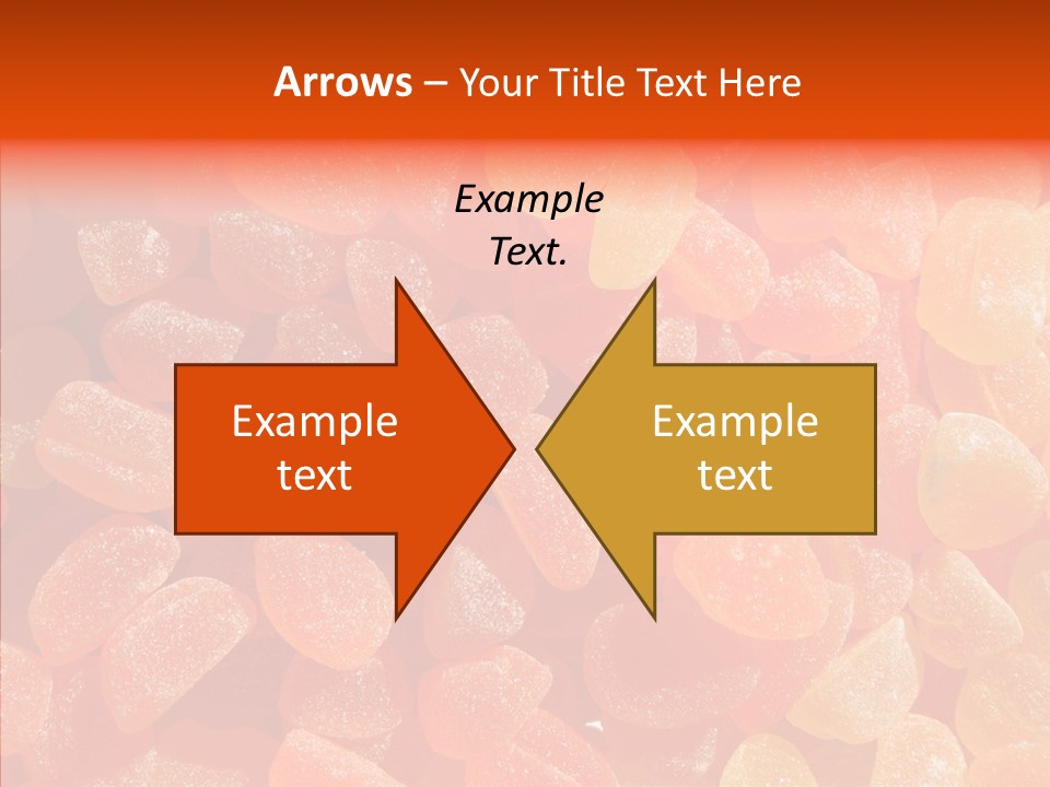 Flavor Background Candy PowerPoint Template