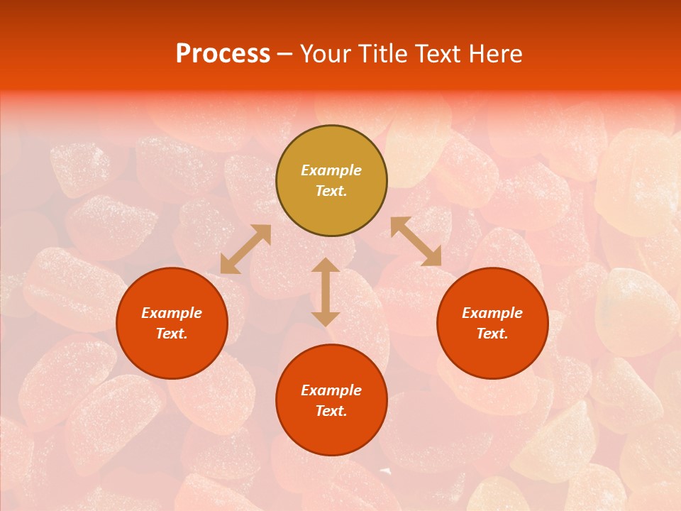 Flavor Background Candy PowerPoint Template
