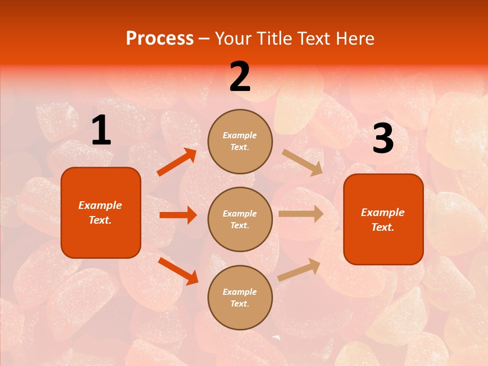 Flavor Background Candy PowerPoint Template