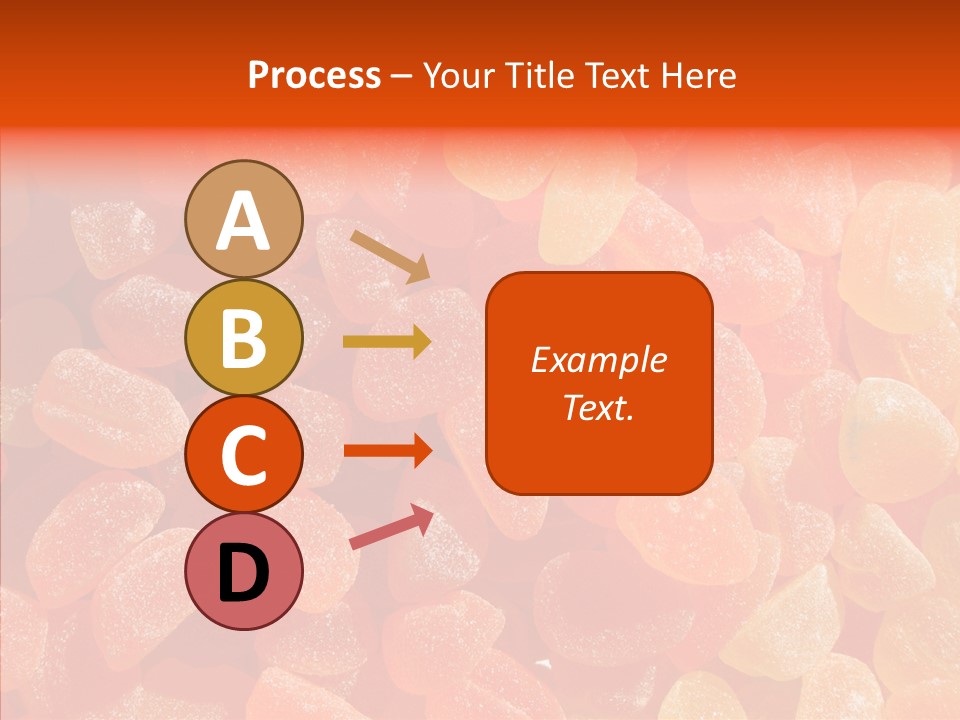 Flavor Background Candy PowerPoint Template