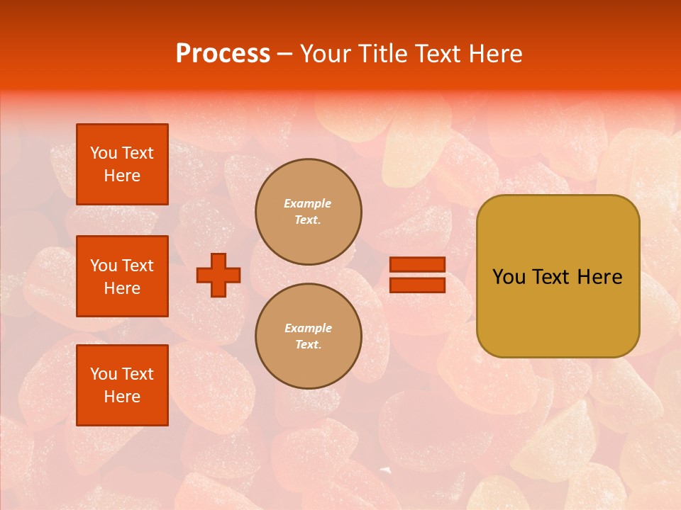 Flavor Background Candy PowerPoint Template