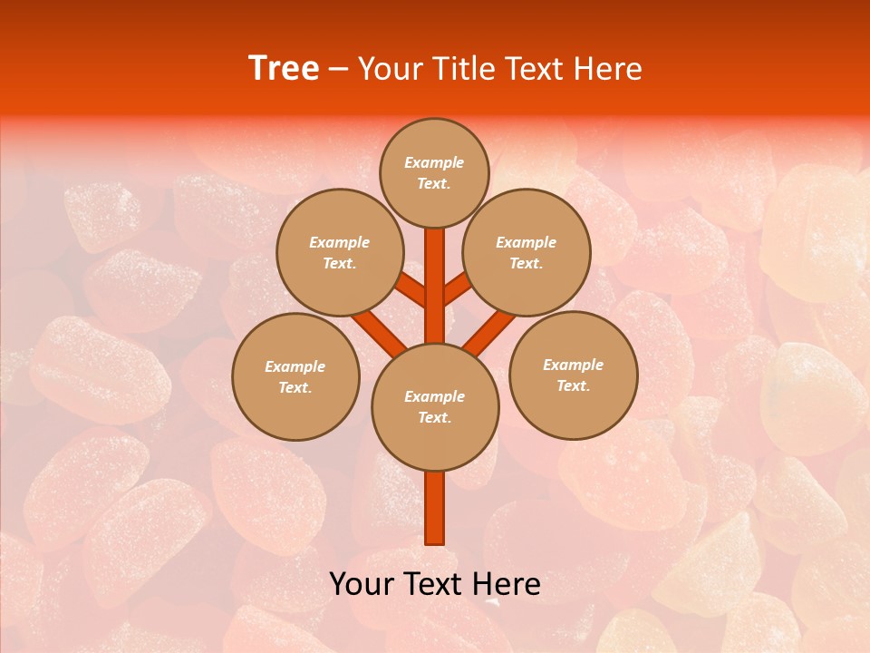 Flavor Background Candy PowerPoint Template