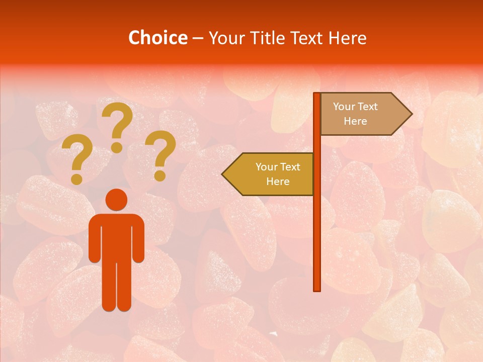 Flavor Background Candy PowerPoint Template
