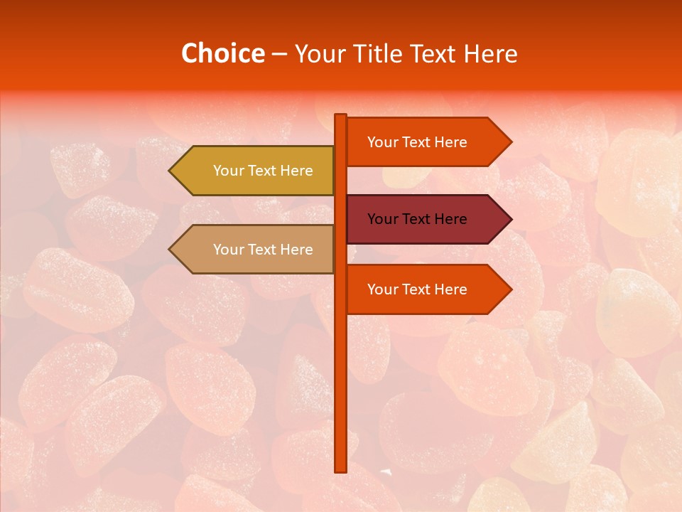 Flavor Background Candy PowerPoint Template
