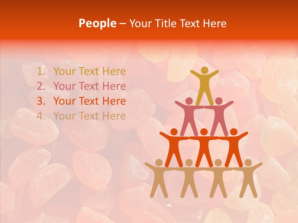 Flavor Background Candy PowerPoint Template
