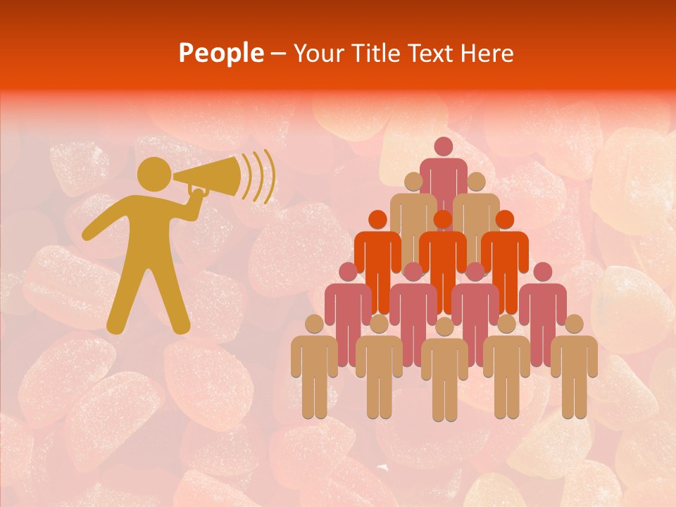 Flavor Background Candy PowerPoint Template