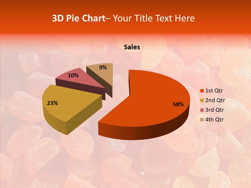 Flavor Background Candy PowerPoint Template