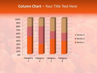 Food Orange Candy PowerPoint Template