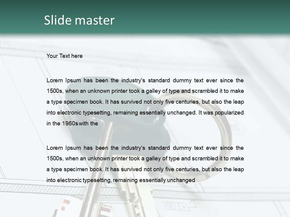 Architect Office Architectural PowerPoint Template