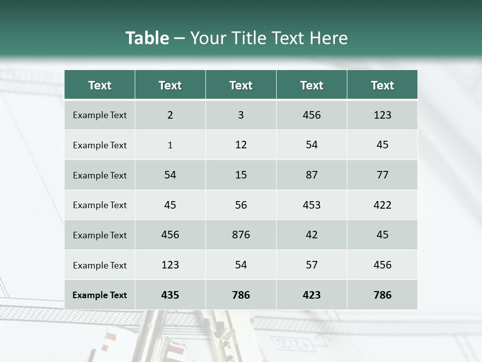 Architect Office Architectural PowerPoint Template