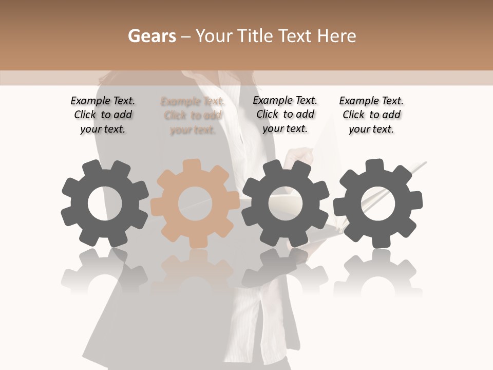 Coworker Office  PowerPoint Template