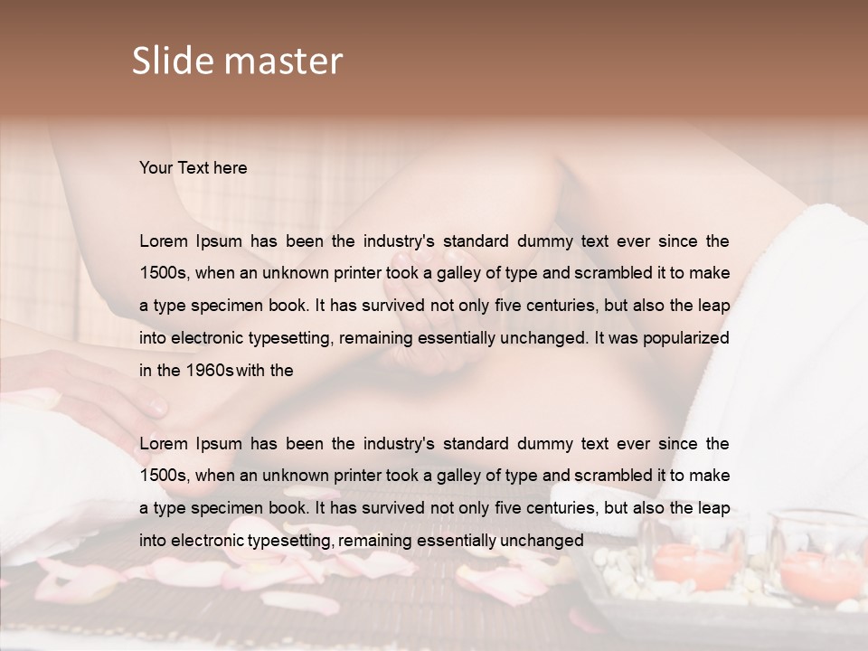 Herbal Closeup Chakra PowerPoint Template