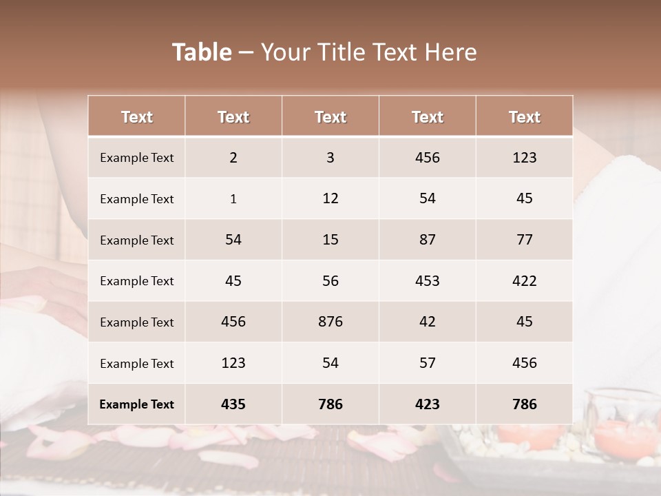 Herbal Closeup Chakra PowerPoint Template