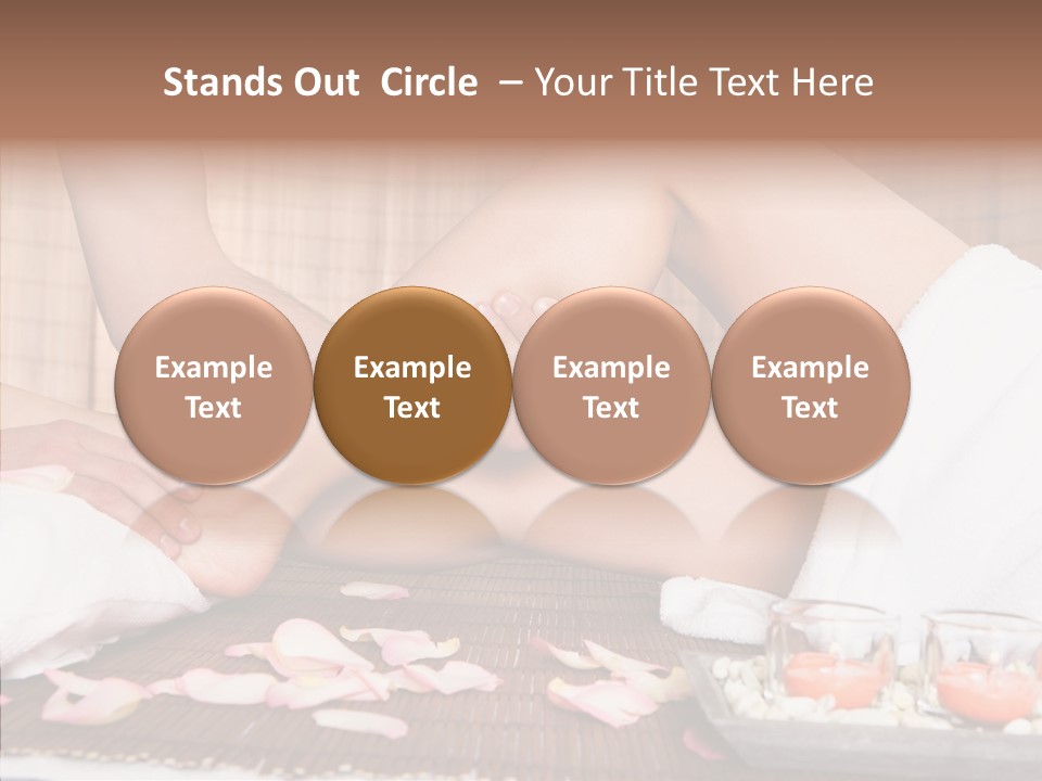 Herbal Closeup Chakra PowerPoint Template